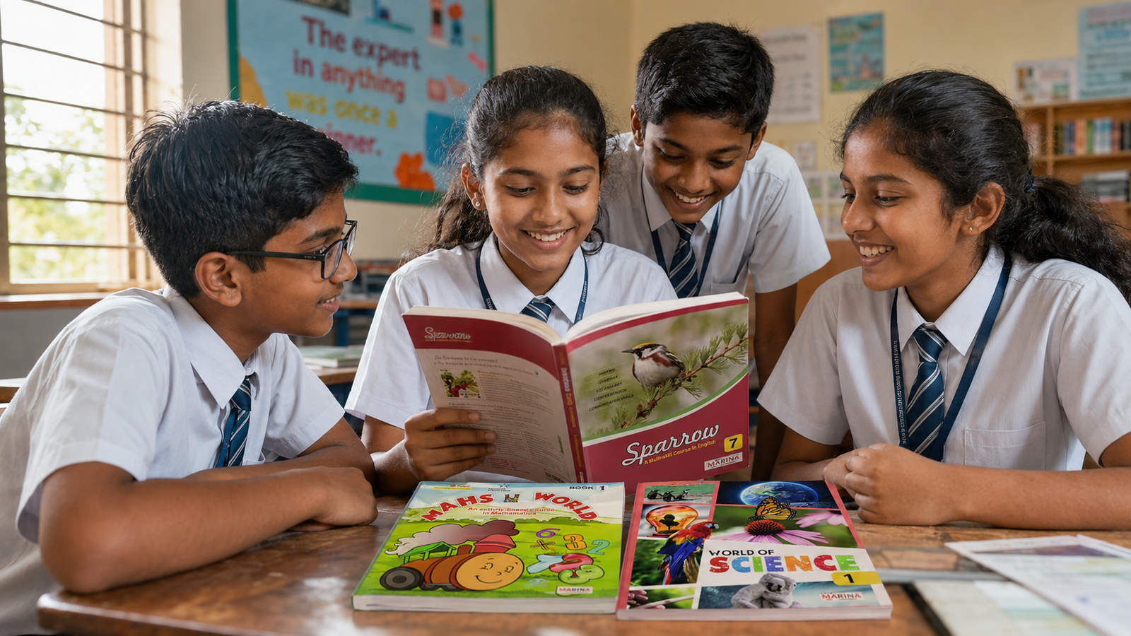 Students learning